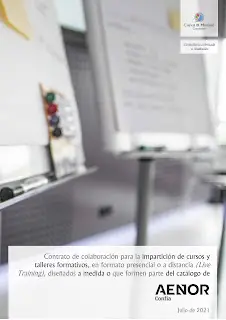 A Cuevas & Montoto Consultores entra em acordo com a AENOR para ministrar cursos do seu catálogo geral e “in-Company”
