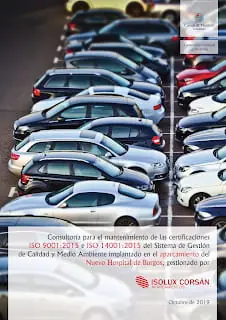 Cuevas & Montoto Consultores ayudará a renovar los sellos ISO 9001 e ISO 14001 al parking del Nuevo Hospital de Burgos (Isolux Corsán Aparcamientos)