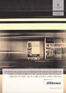 Cuevas & Montoto Consultores ayudará JCDecaux España a adaptarse a las nuevas ISO 9001 e ISO 14001 de 2015