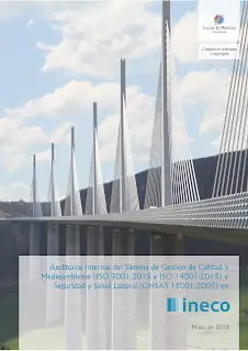 Cuevas & Montoto auditará los Sistemas de Gestión de Calidad, Medioambiente y Seguridad y Salud de INECO