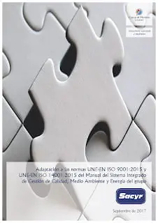 Cuevas & Montoto adapta el Manual de Gestión corporativo del grupo Sacyr a las nuevas ISO 9001 e ISO 14001